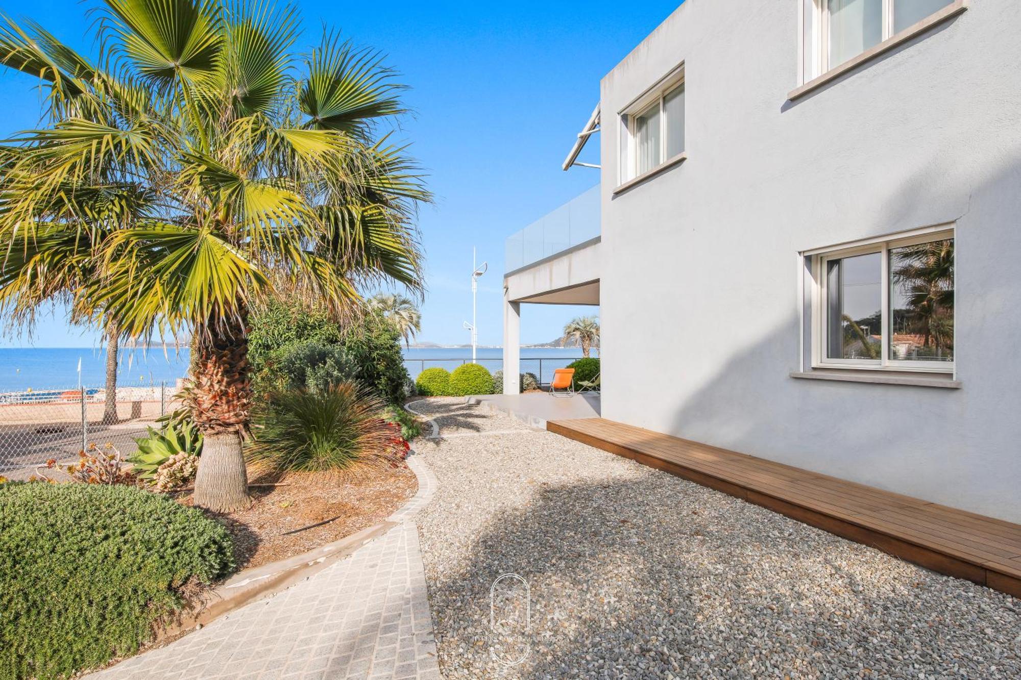 Villa Antoine Appartement Rdj Vue Mer Clim Wifi Parking Plage 50M La Garonne Le Pradet Εξωτερικό φωτογραφία