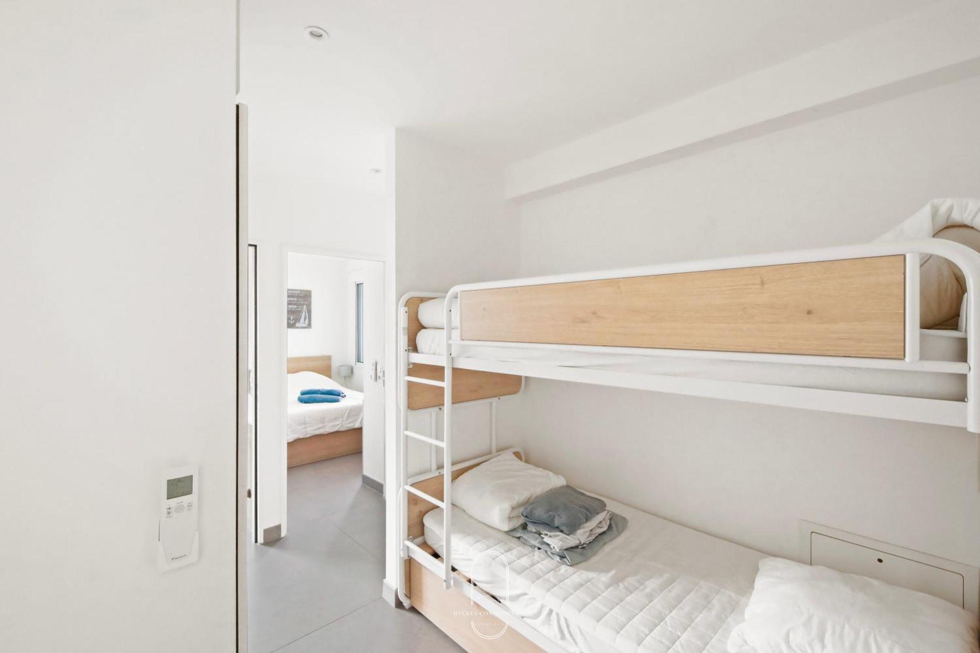 Villa Antoine Appartement Rdj Vue Mer Clim Wifi Parking Plage 50M La Garonne Le Pradet Εξωτερικό φωτογραφία