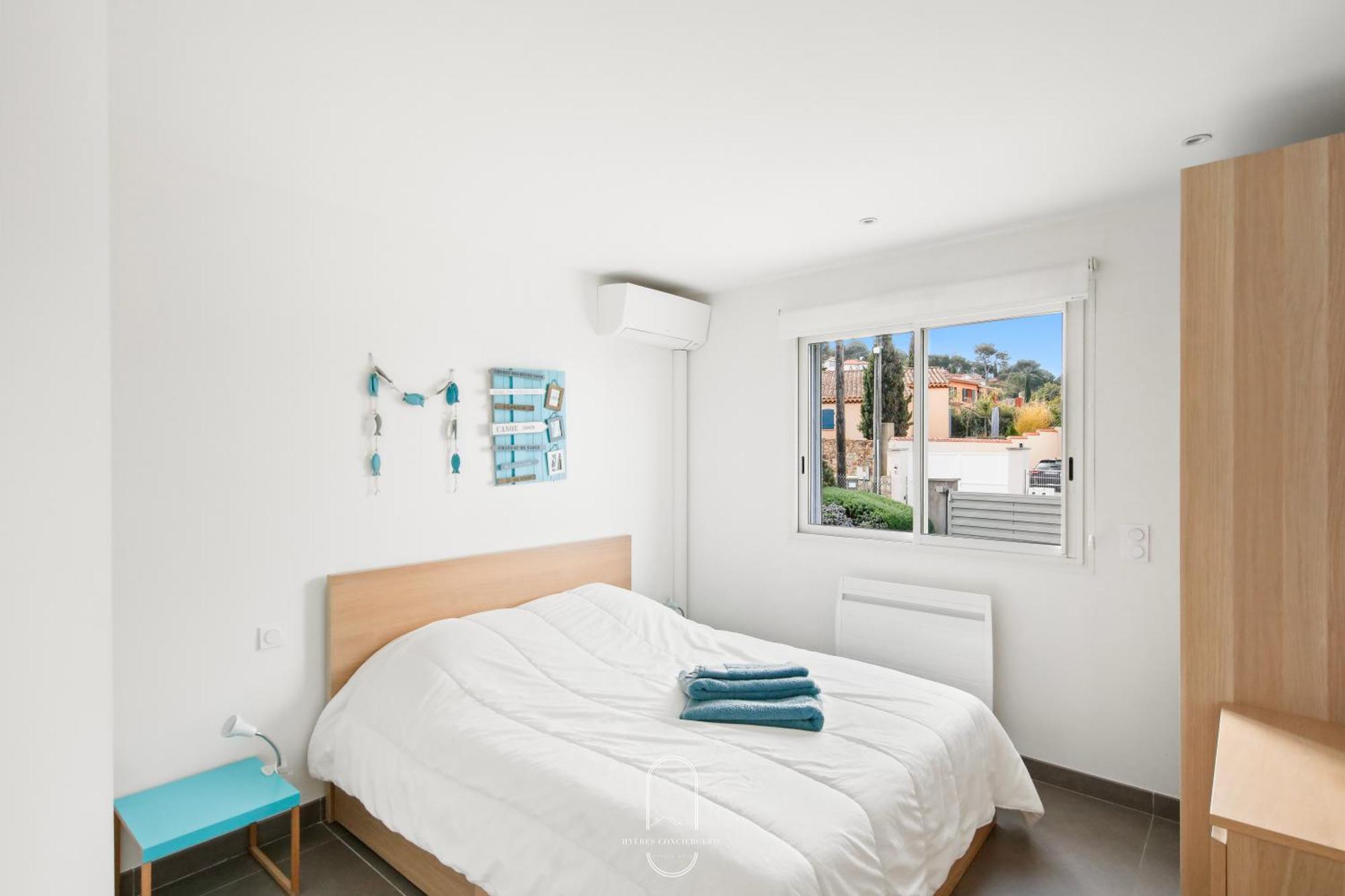 Villa Antoine Appartement Rdj Vue Mer Clim Wifi Parking Plage 50M La Garonne Le Pradet Εξωτερικό φωτογραφία