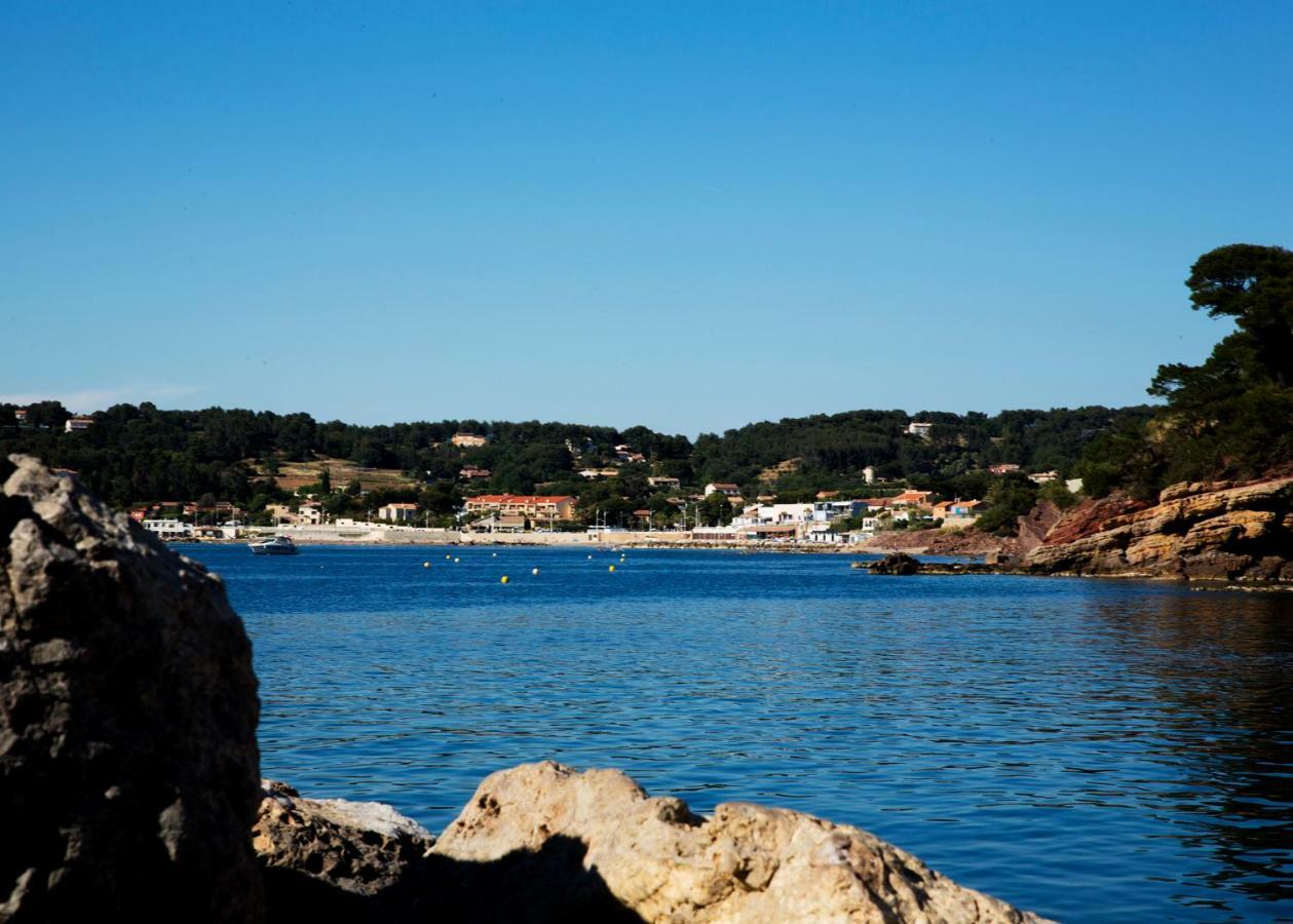Villa Antoine Appartement Rdj Vue Mer Clim Wifi Parking Plage 50M La Garonne Le Pradet Εξωτερικό φωτογραφία